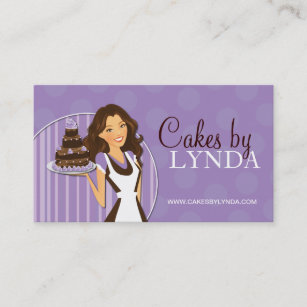 Cake Business Cards Zazzle Cute And Sweet Bakery Business Cards