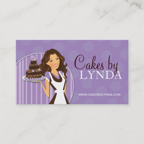 Cute and Sweet Bakery Business Cards