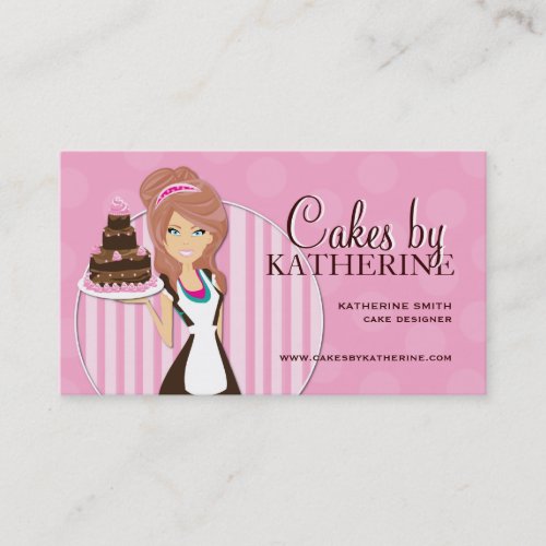 Cute and Sweet Bakery Business Cards