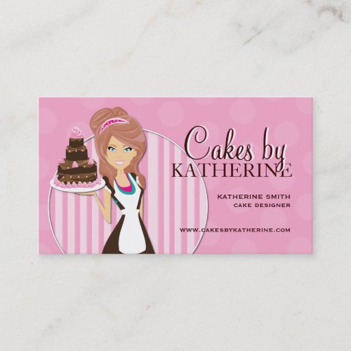 Customizable Cute and Sweet Bakery Business Cards