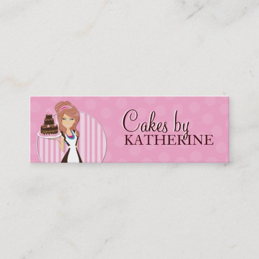 Customizable Cute and Sweet Bakery Packaging Labels Business Card Template