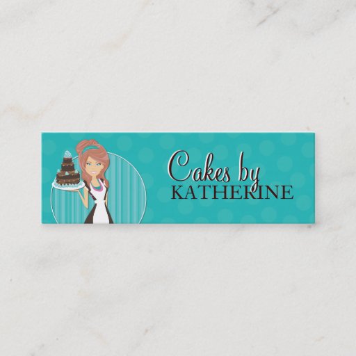 Customizable Cute and Sweet Bakery Packaging Labels Business Card Template
