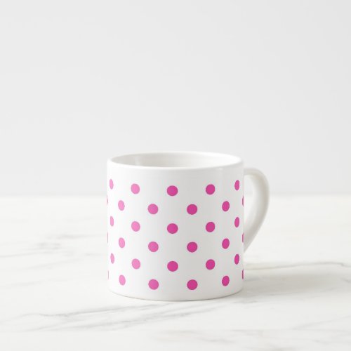 Cute and sweet pink polka dots kitchen mug
