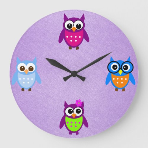 Cute and Trendy Owl Clock