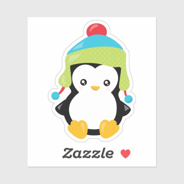 Cute and Trendy Penguin  Sticker (Sheet)