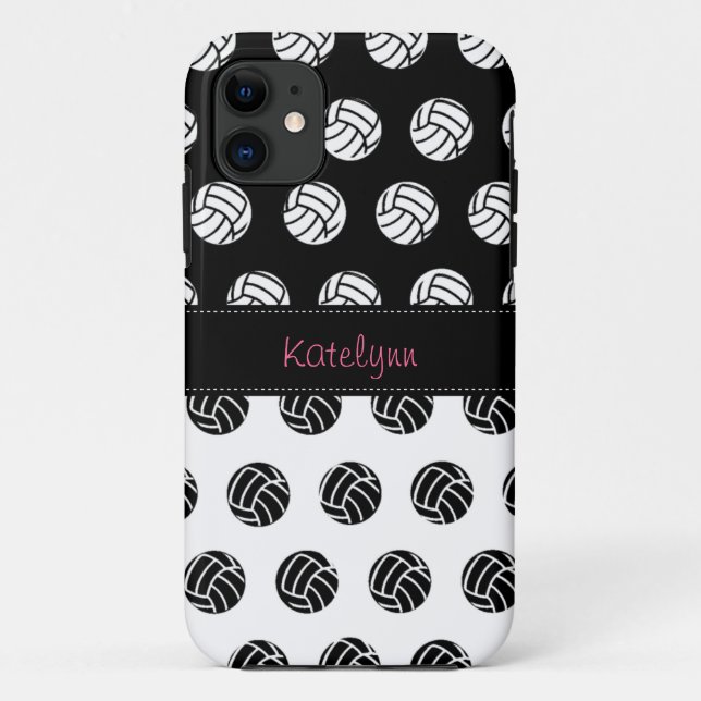 Cute and Trendy Polka Dot Volleyball iPhone 5 Case (Back)
