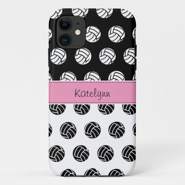 Cute and Trendy Polka Dot Volleyball iPhone 5 Case (Back)