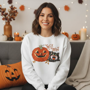 Cute and Trendy Vintage Retro Halloween Sweatshirt