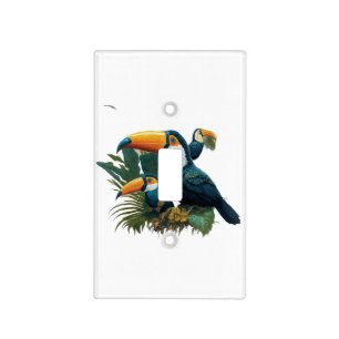 cute and unique, focusing on the toucans light switch cover