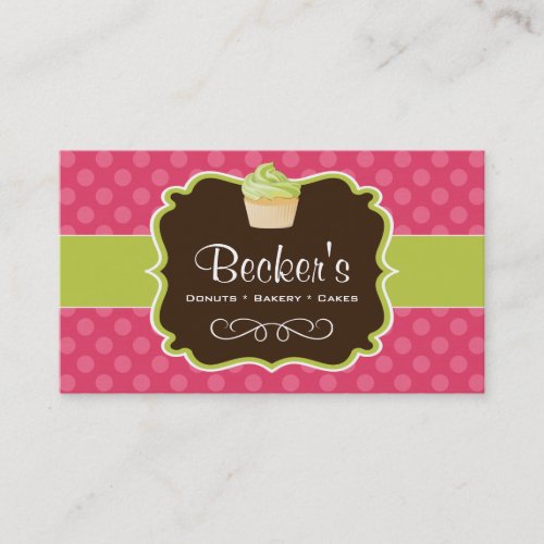 Cute and Whimsical Bakery Business Card