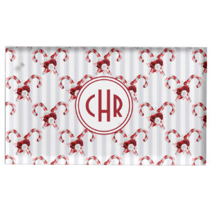 Cute and Whimsical Candy Cane Place Card Holder