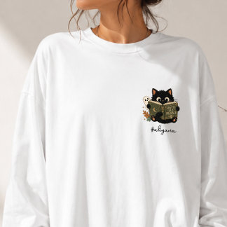 Cute And Whimsical Manice Cat Halloween Sweatshirt