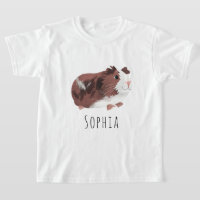 Cute and Whimsical Spotty Guinea Pig Cartoon