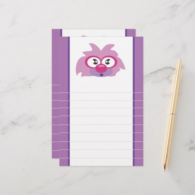 Cute and Whimsical Stationery (Front/Back In Situ)