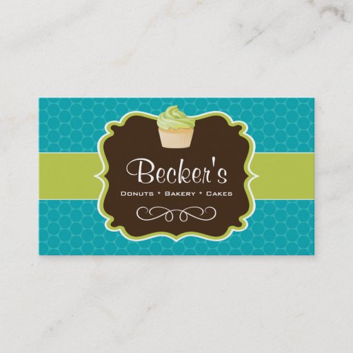 Customizable Cute and WhimsicalBakery Business Card