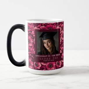 Cute Anemones Floral Gift For Graduate Color Morph Mug