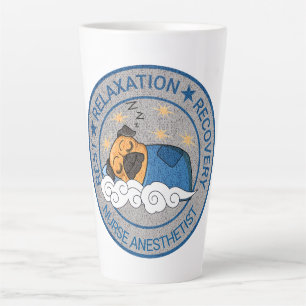 Cute Anesthesia / CRNA Rest Relax Recovery Latte Mug