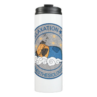 Cute Anesthesia / CRNA Rest Relax Recovery Thermal Tumbler