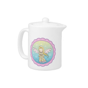 Cute Angel Art Teapot