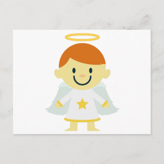 Cute Angel Boy with Halo Postcard