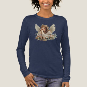 Cute Angel / Cherub / Guardian Angel Tri-Blend Shirt