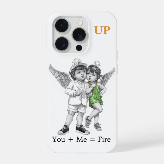 Cute Angel Cherubs iPhone Case – Heaven Phone Case (Back)
