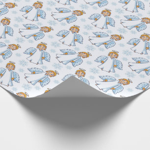 Cute Angel Christmas Wrapping Paper
