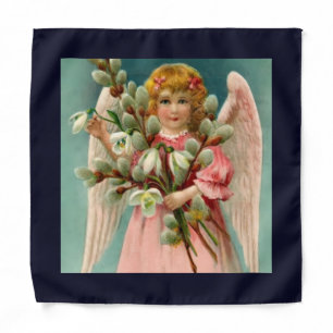 Cute Angel In Pink Dress Bandana