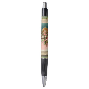 Cute Angel In Pink Dress Pen