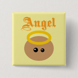 Cute Angel Pinback Button