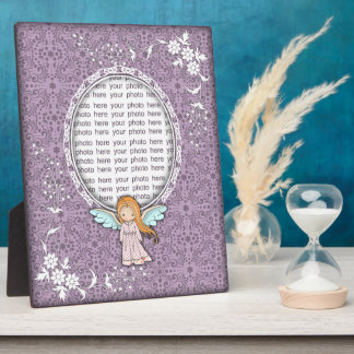 Cute Angel Self Standing Custom Photo Plaque