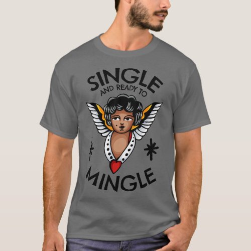 Cute Angel Valentines Day T_Shirt