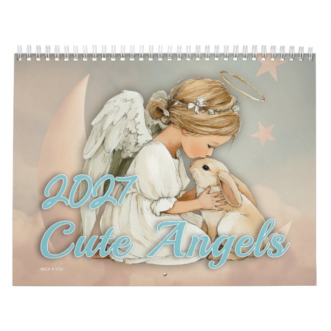 Cute Angels 2027 Calendar (Cover)