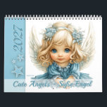 Cute Angels – Süße Engel 2027 Calendar<br><div class="desc">This cute angels calendar / cherubs calendar / guardian angels calendar (or in German: Engelkalender) is designed to bring inspiration and joy all year round. Each month showcases beautiful little angels in blue, pink, green, orange, brown, and white tones that radiate warmth and positivity. On the left side, stars shine...</div>