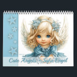 Cute Angels – Süße Engel Calendar<br><div class="desc">This cute angels calendar / cherubs calendar / guardian angels calendar (or in German: Engelkalender) is designed to bring inspiration and joy all year round. Each month showcases beautiful little angels in blue, pink, green, orange, brown, and white tones that radiate warmth and positivity. On the left side, stars shine...</div>