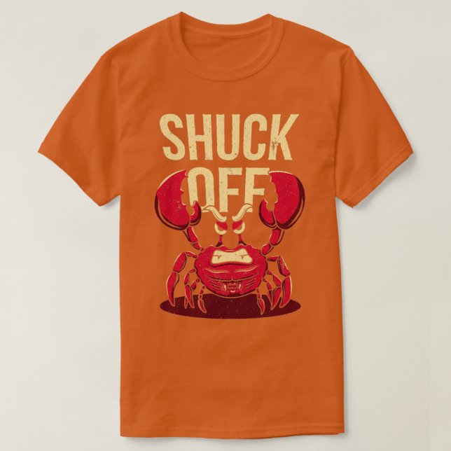 Cute Angry Crab Gift Little Crab T-Shirt (Design Front)