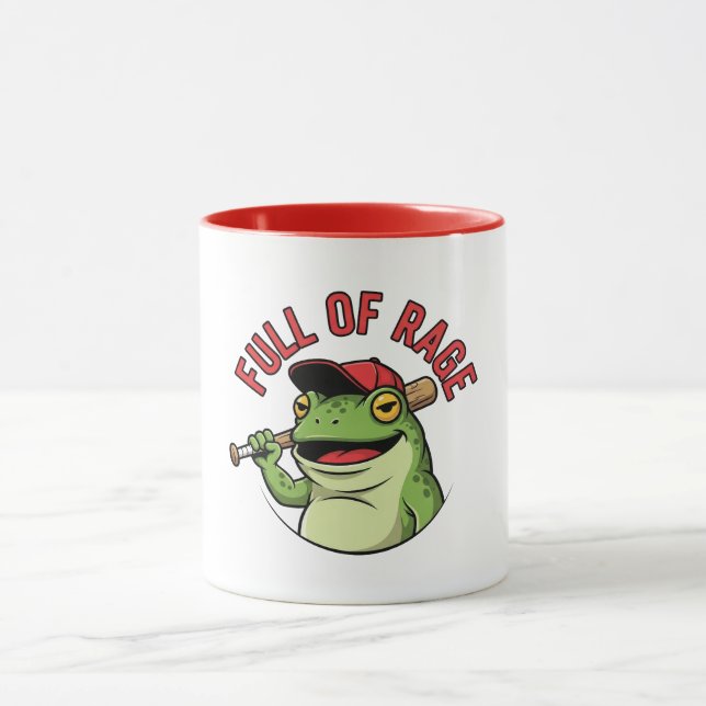 Cute Angry Frog Mug (Center)