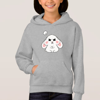 Cute Angry Rabbit Hoodie