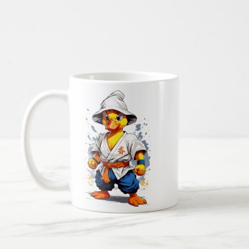 Cute Angry Yellow Duck  Coffee Mug