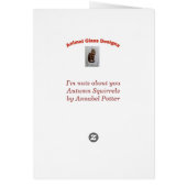 Cute Animal Art Autumn Squirrels (Back)