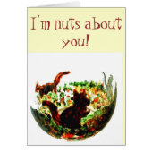 Cute Animal Art Autumn Squirrels (Front)