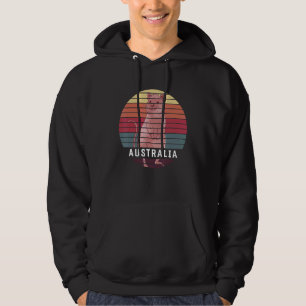 Cute Animal Aussie Quokka Retro Australia Hoodie