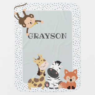 Cute Animal Baby Blanket