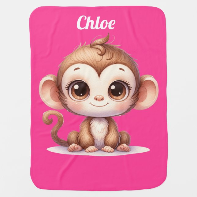 Cute animal  baby blanket (Front)