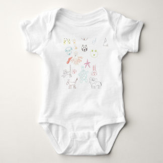 cute animal baby suit baby bodysuit