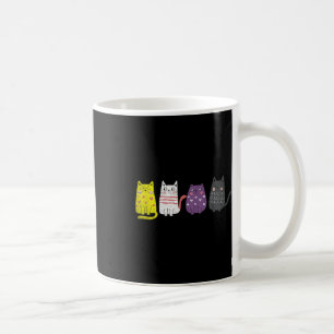 Cute Animal Cat Gift Non Binary Pride Agender Non  Coffee Mug