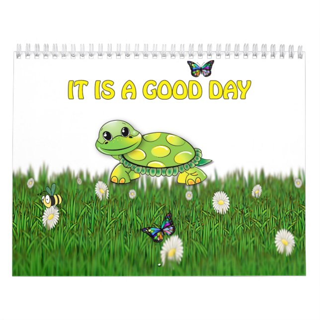 Cute Animal Children Kids Nursery Adorable Drawing Calendar (Cover)
