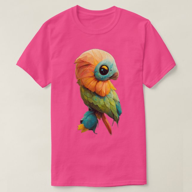 Cute animal Collection Parrot T-Shirt (Design Front)