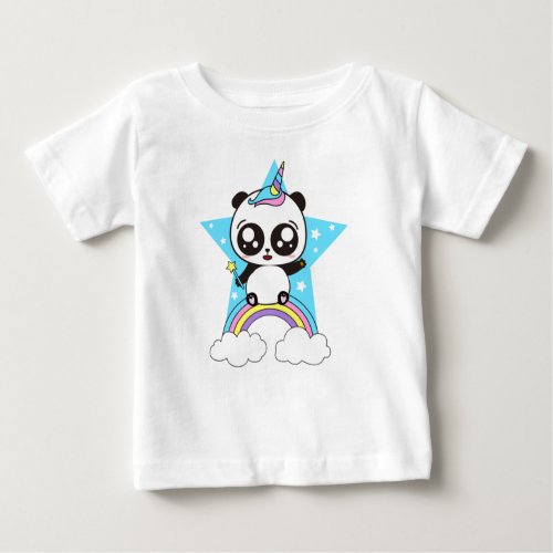 Cute Animal Friendly Panda  Baby T_Shirt