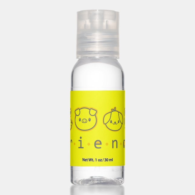 Cute animal friends face  Case-Mate iPhone case Hand Sanitizer (Front)